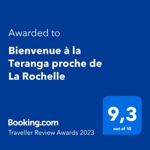 Appartement Bienvenue à la Teranga proche de La Rochelle 11 Chemin du Marais 17540 Nuaillé-dʼAunis -1