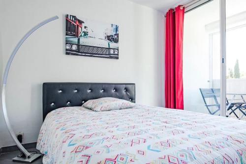 Bleu soleil * Clim * Parking privé * Chambre * Terrasse