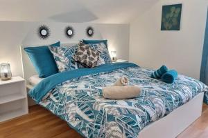 Blue Home-by So'SerenityHome-Climatisation-Parking privé