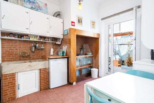 Blue Vintage House
