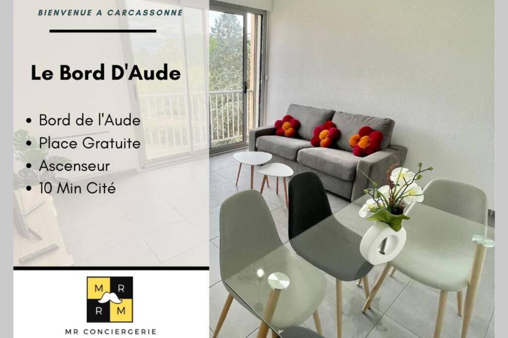 Appartement Bord d'Aude Parking Privatif Proche cité médiévale Avenue des Berges de l'Aude 11000 Carcassonne