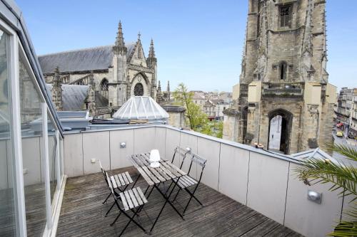 Bordeaux Centre Historique, terrasse sur les toits