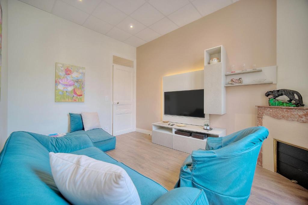 Appartement Brand New 2 Bedroom Apartment Forville - Wi Fi 3 Boulevard Victor Tuby 06400 Cannes