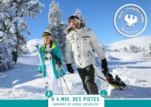 BRIANCON - SERRE CHEVALIER 1200 - Joli Appartement - Face aux Pistes en Centre Ville