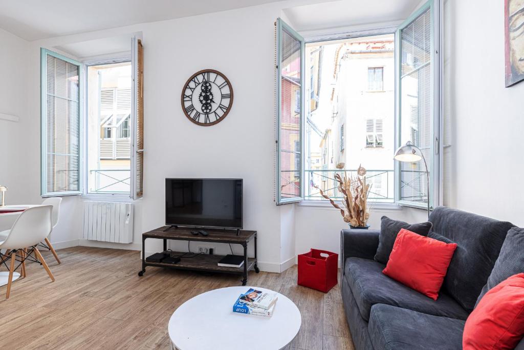 Appartement Bright 1 Bdr in the Old Town Place Vieille, 3 06300 Nice