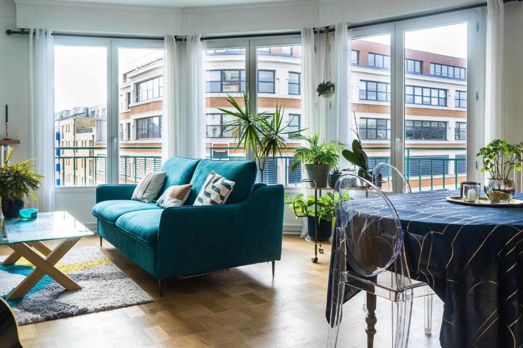 Appartement Bright 87m with 3 large bay windows 51 Bd Carnot 59800 Lille