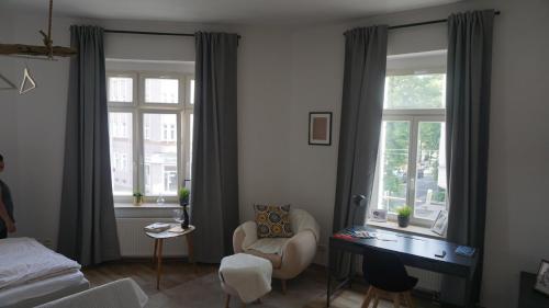 Bright cozy studio flat in Leipzig