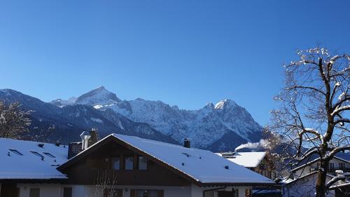 Bunter Hirsch Ferienwohnung im Garmischer Zentrum