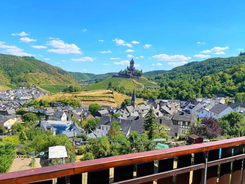 Burg Panorama Blick Moderne Zentrale FeWo