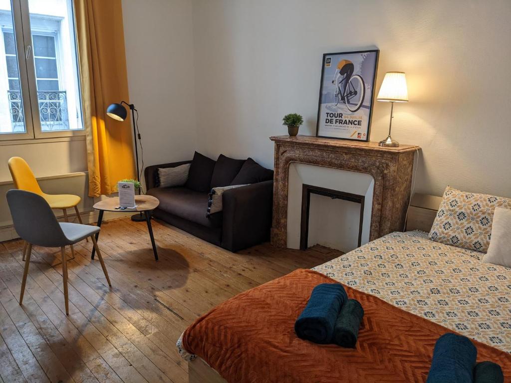 Cœur de Ville Appartement lumineux meublé rue de la crimée, 49100 Angers