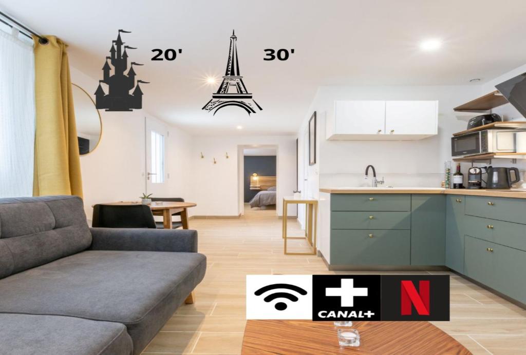 Appartement Calme absolu, terrasse et parking privé 9 Rue de Pomponne 77360 Vaires-sur-Marne