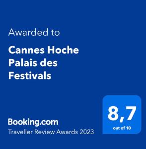 Cannes Hoche Palais des Festivals