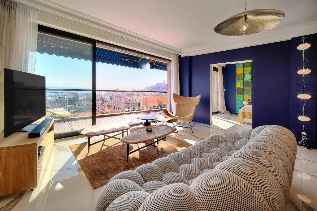 Cannes Luxury Rental - Magnificent Apartment With Sea View 16 rue louis blanc residence le president, 06400 Cannes