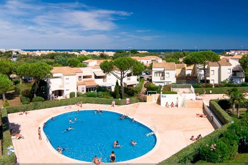 Cap d'Agde appart. 4/6 pers. avec jardin, piscine. 4 Avenue des Soldats, 34300 Le Cap d\'Agde