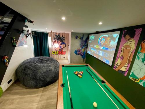 Capsule Mangas-balnéo-billard-crunchyroll-nintendo switch