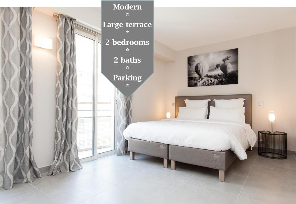 Carlton area: New 2 beds / 2 baths 6 Avenue Branly, 06400 Cannes
