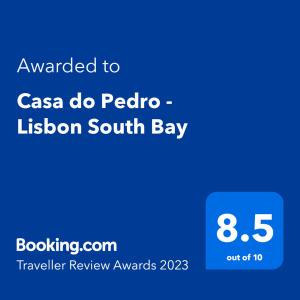 Appartement Casa do Pedro - Lisbon South Bay Rua Padre Ângelo Firmino da Silva, 3  R/C esq. 2800-018 Almada -1