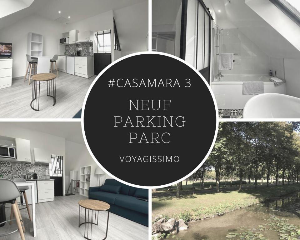 Appartement Casamara 3 studio au coeur du parc de la Hotoie 5 Impasse Hévin 80000 Amiens