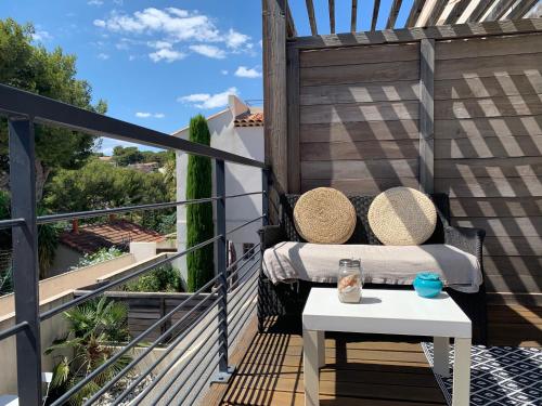 Cassis, le Grand Bleu, triplex vue mer, port plage 10mn à pieds