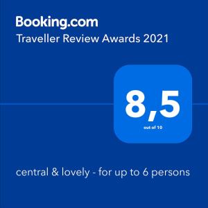 central & lovely - for up to 6 persons