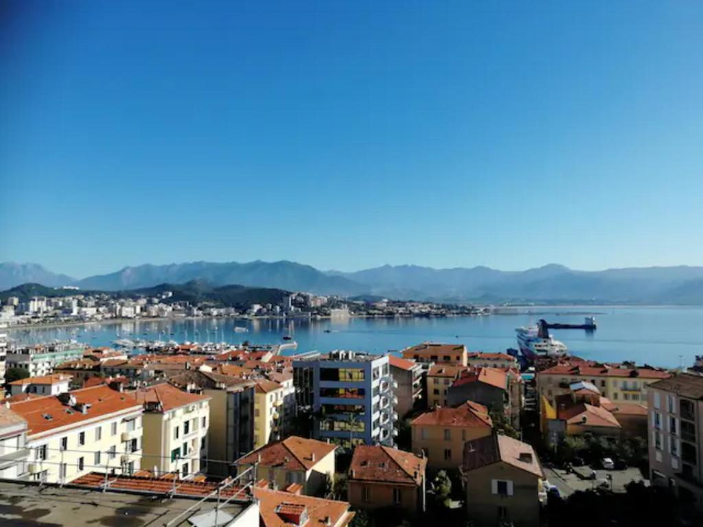 Centre ville avec vue magnifique sur le golfe d'Ajaccio; parking privé. Immeuble le Préau, 3 Avenue Napoléon III, 20000 Ajaccio