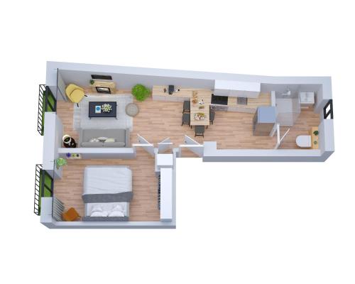 Centre-ville - Fibre - Netflix - T2 L'ISAC