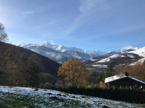 Chalet avec cheminée, calme et vue panoramique
