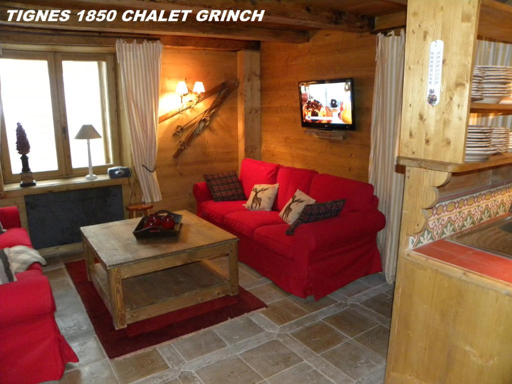 Appartement CHALET GRINCH 90m2, 3 Sdb, skis aux pieds, wifi CHALET GRINCH 1-2 Les Boisses Alt 1850 73320 Tignes