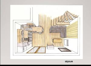 Chalets de Bois méan T3 6 personnes BMD802