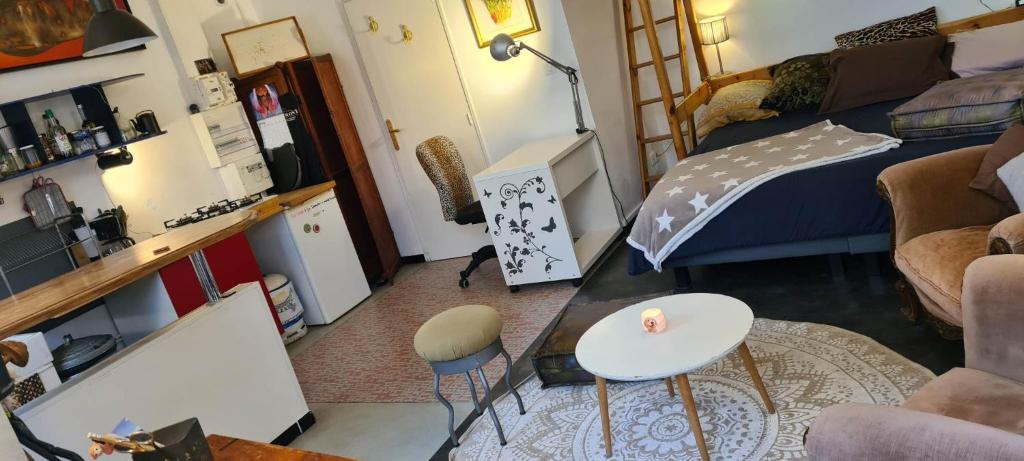 Appartement Chaleureux studio indépendant 14 Rue de la Fontaine 31160 Encausse-les-Thermes