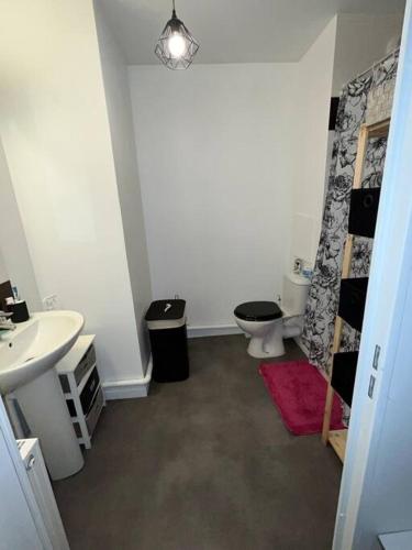 Chambre avec salle de bain très agréables
