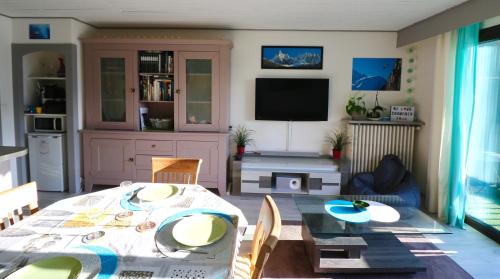 Chamonix centre, 51m2, vue Mt Blanc, 2 à 6 pers, 2 balcons