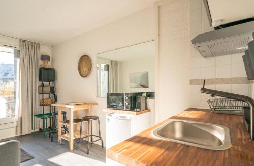 Chamonix Sud studio with Mont Blanc views