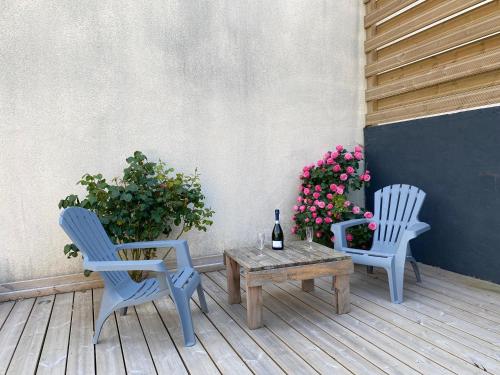 Champêtre - Gîte entièrement neuf à 100 mètres de la plage