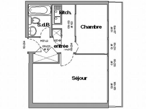 Appartement Appartement Chamrousse, 2 pièces, 4 personnes - FR-1-340-14 390 Route De La Croisette -  - Roche Beranger Chamrousse