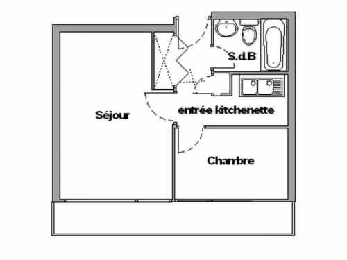 Appartement Appartement Chamrousse, 2 pièces, 4 personnes - FR-1-340-39 390 Route De La Croisette -  - Roche Beranger Chamrousse