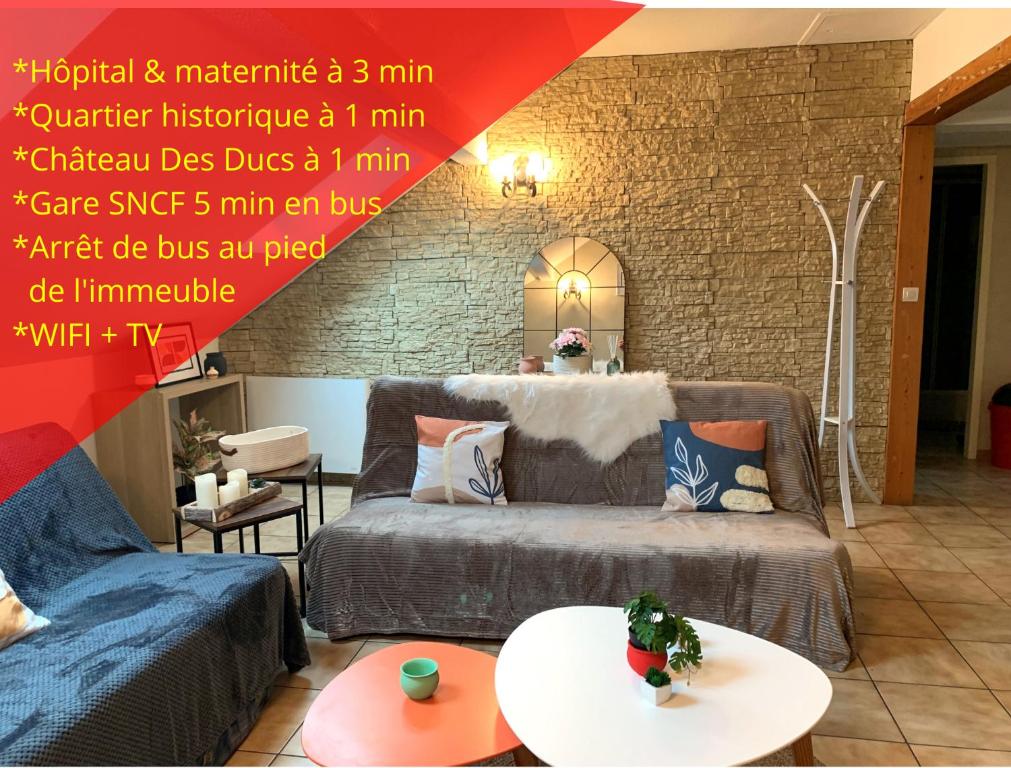 Appartement Charmant appart sous toits proche Château des Ducs Etage 7 47 Place Caffe 73000 Chambéry