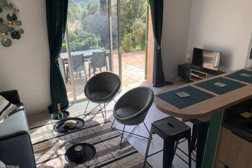 Charmant appartement T2 au coeur des vignes