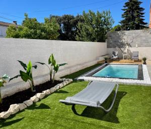 Charmant rez de villa avec piscine privée