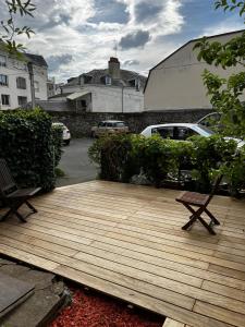 Charmant studio au calme terrasse privée place de parking sécurisée