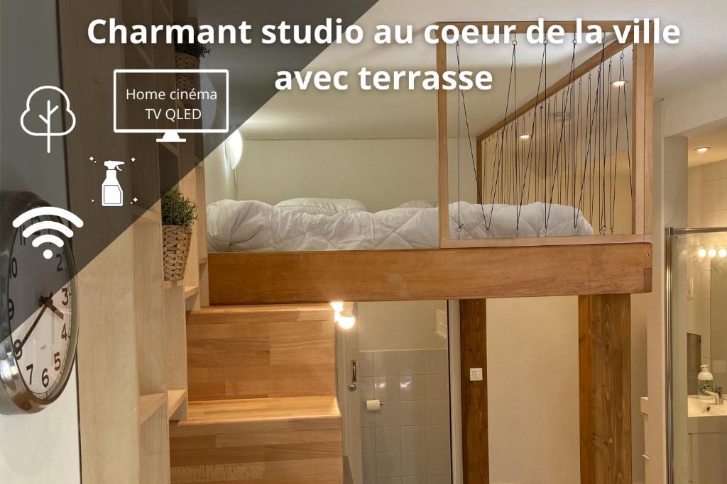 Appartement Charmant studio avec terrasse au cœur de Nancy 59 Rue des 4 Églises 54000 Nancy