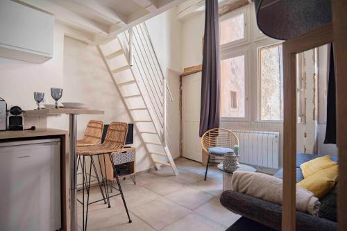 Charmant studio duplex idéal pour couple à Lyon !