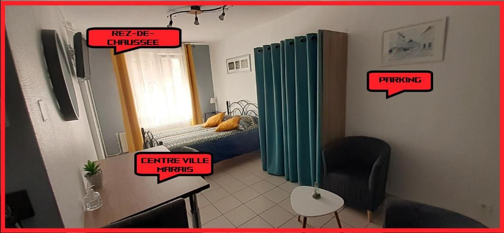 Appartement Charmant studio en plein centre avec parking 3 Rue Sainte-Barbe 62500 Saint-Omer