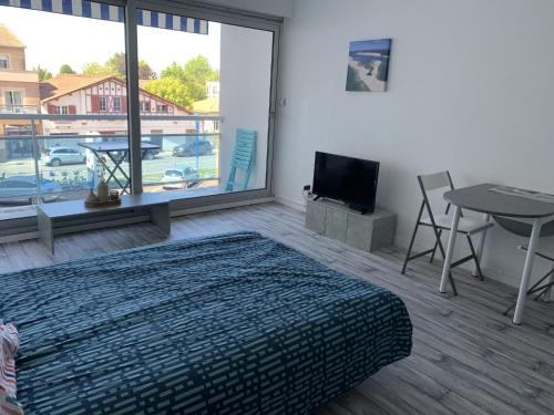 Charmant studio lumineux avec balcon centre-ville proche plage