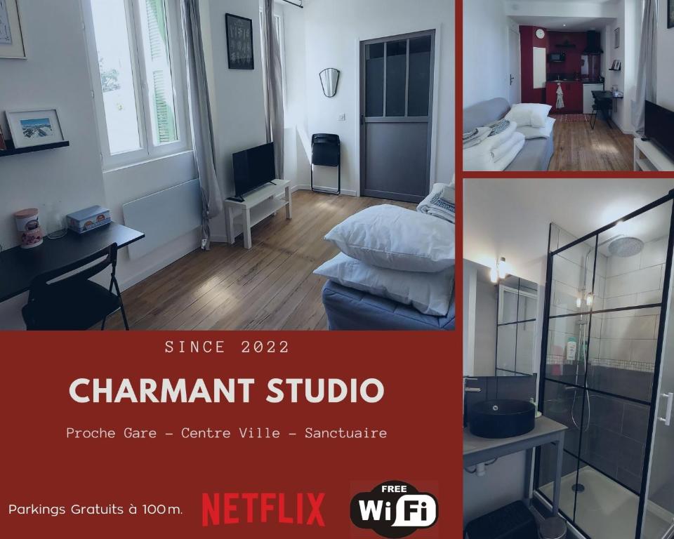 Appartement Charmant Studio proche Centre Ville et Gare 7 Avenue Hélios 65100 Lourdes