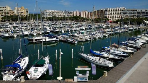 Charmant studio Residence Carnon plage-Climatisation-Parking Prive