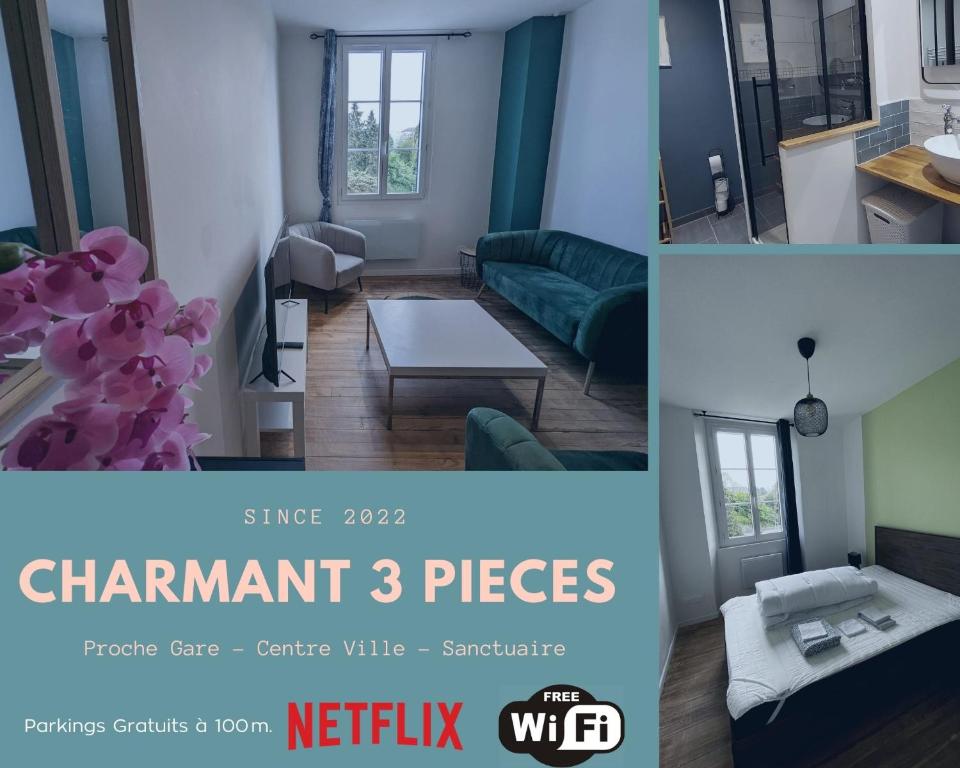 Appartement Charmant T2 bis proche Gare et Centre Ville - Parking proche 7 Avenue Hélios 65100 Lourdes