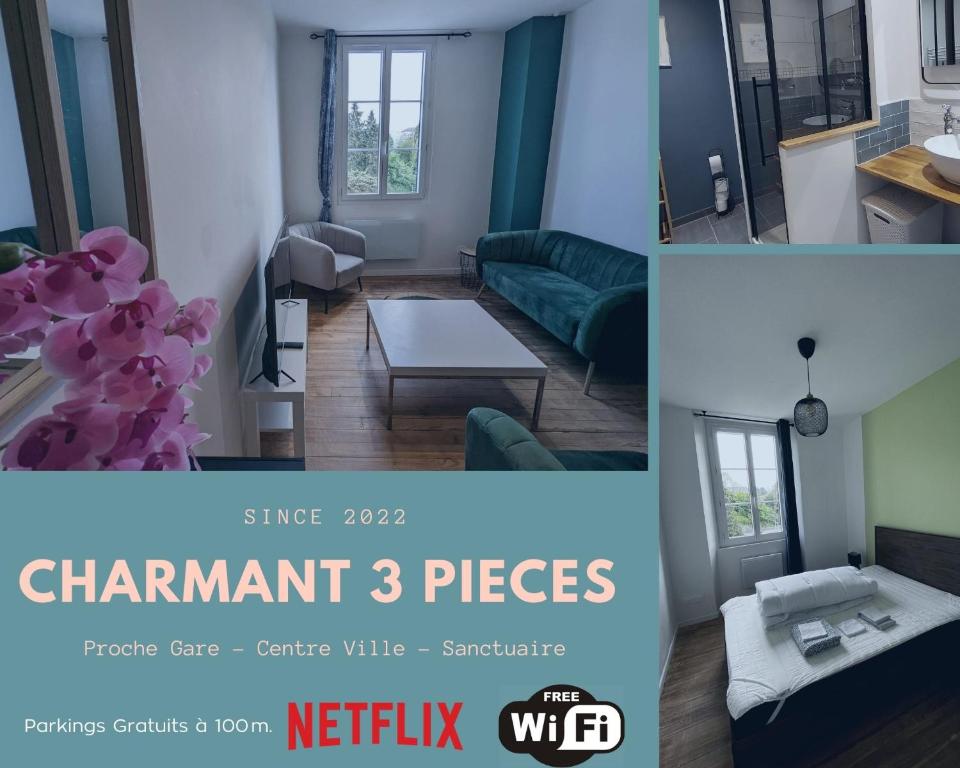 Charmant T2 bis proche Gare et Centre Ville - Parking proche 7 Avenue Hélios, 65100 Lourdes