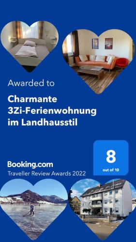 Charmante 3Zi-Ferienwohnung im Landhausstil