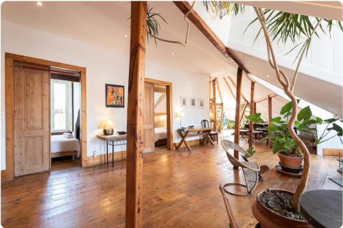 Charming central sunny penthouse